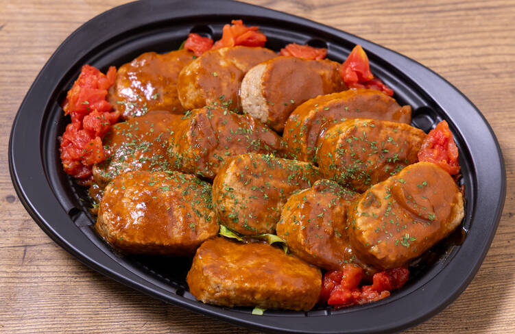 一口ハンバーグ～自家製デミグラスソースかけ～