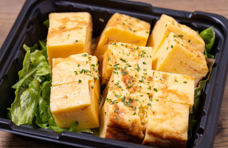 白だしで焼いた玉子焼き