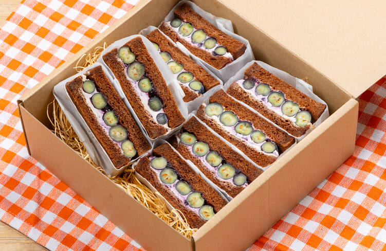 ほど良い酸味とクリームチーズ「ベリークリームチーズサンド」