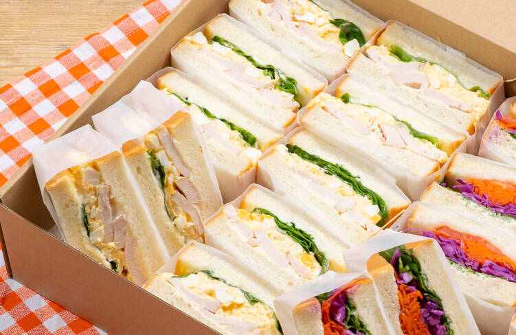 しっとり鶏ハムと卵「鶏ハムエッグサンド」