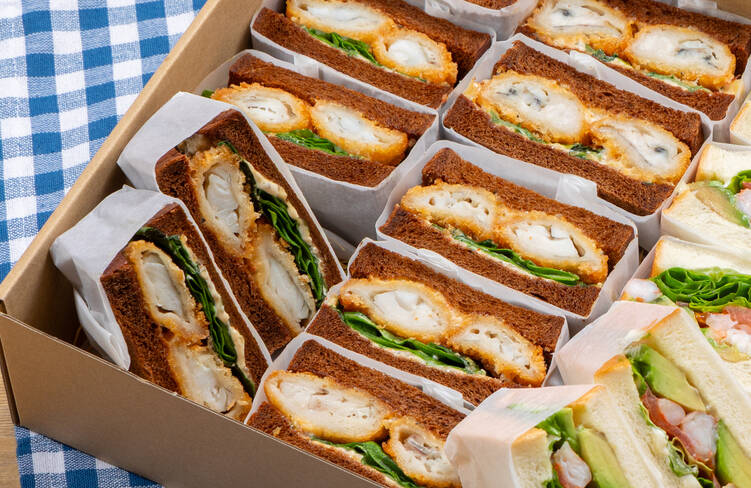 タルタルソースと白身魚の旨味が楽しめる 「フィッシュタルタルサンド」