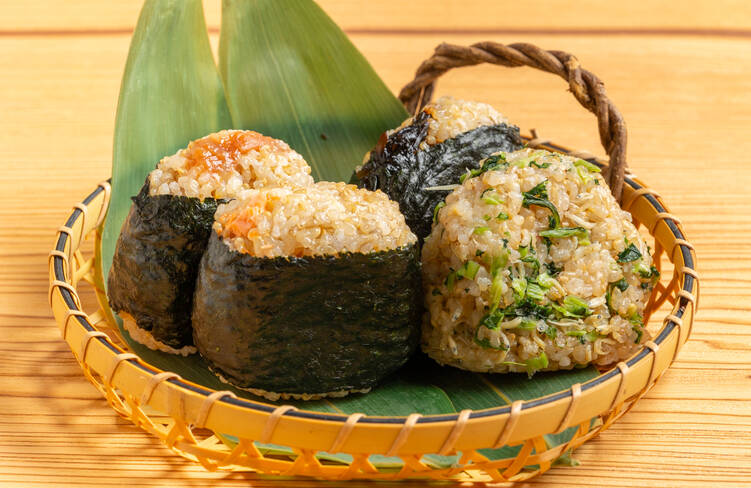 鮭・梅・昆布・じゃこと野沢菜