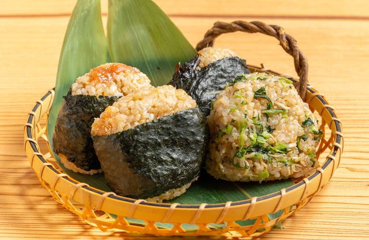 焼たらこ・梅・昆布・じゃこと野沢菜