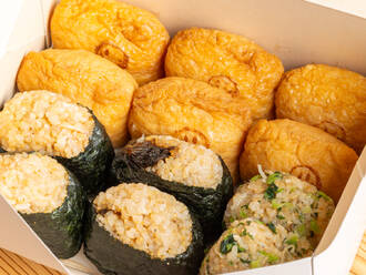 玄米使用！3種の王道おにぎりといなり/1人2個(500円) 