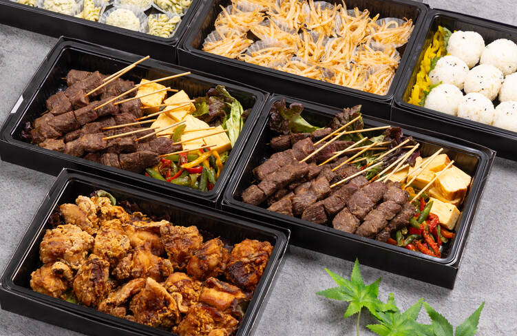 15名様分の盛り付けイメージ