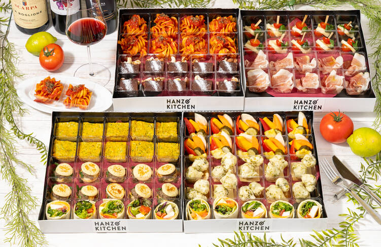 10名様分の盛り付けイメージ