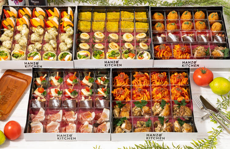 10名様分の盛り付けイメージ