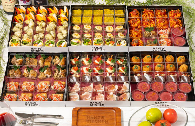 10名様分の盛り付けイメージ