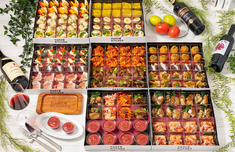 10名様分の盛り付けイメージ