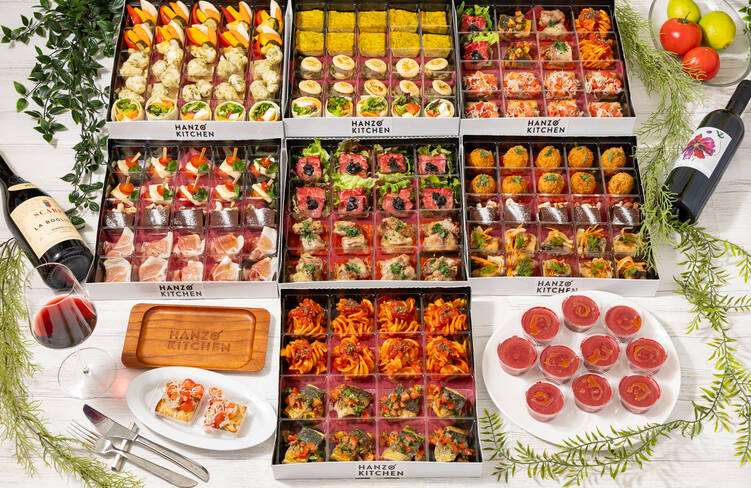 10名様分の盛り付けイメージ