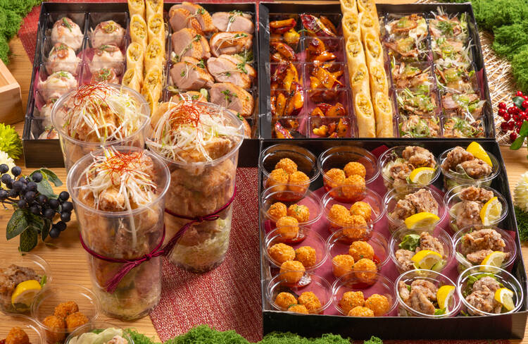 10名様分の盛り付けイメージ(からあげカップ)