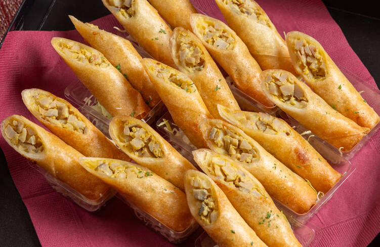 からしレンコン巻き揚げ