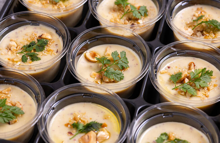 季節野菜のブルーテ(ムース)