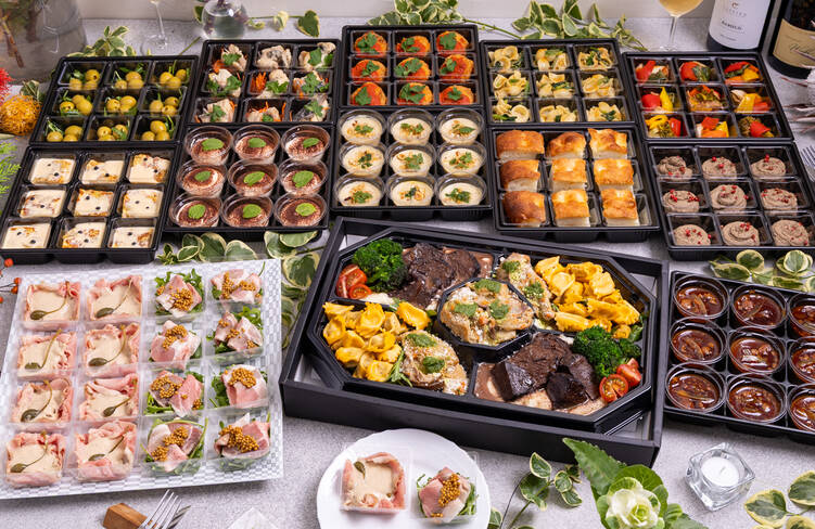 9名様分の盛り付けイメージ