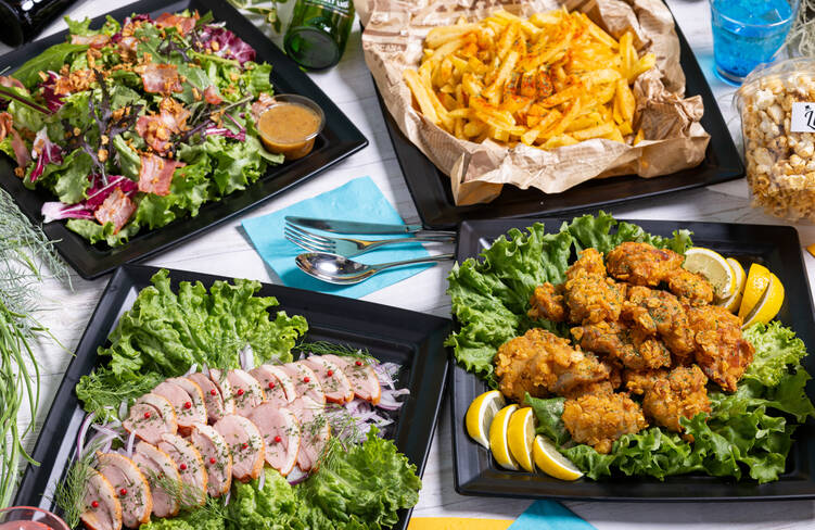 みんなで囲む大皿プラン 取り分け用トング付