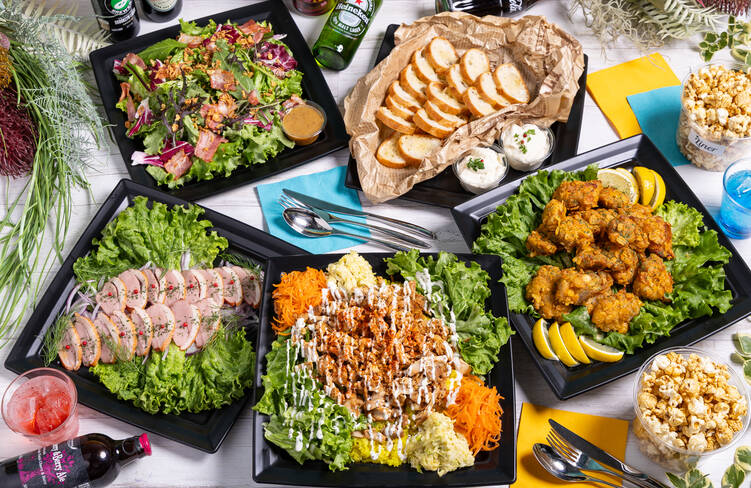 16名様分の盛り付けイメージ