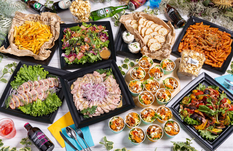 16名様分の盛り付けイメージ