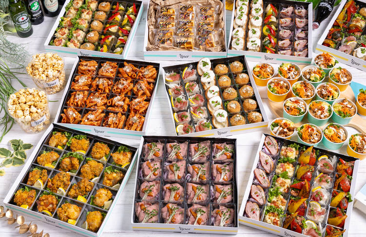 16名様分の盛り付けイメージ