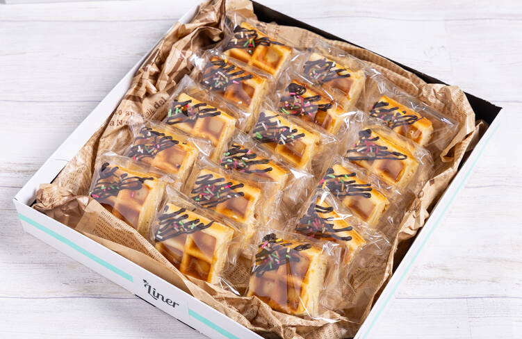 オリジナルアメリカンワッフル チョコレートがけ