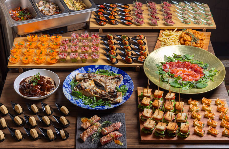 15名様分の盛り付けイメージ