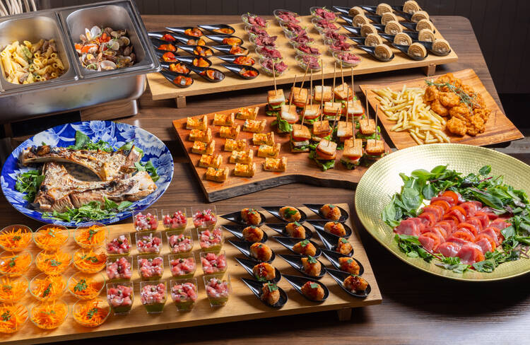 15名様分の盛り付けイメージ