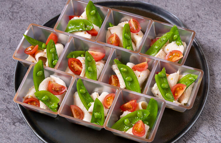 トリュフ香る鶏胸肉のマリネ