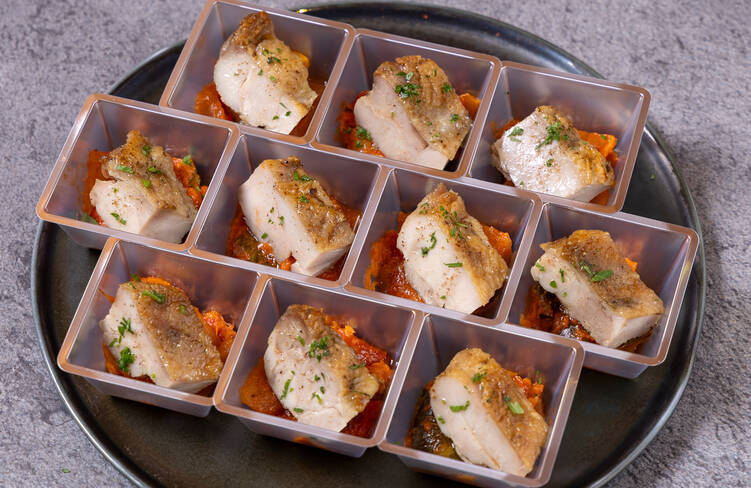 ハーブチキングリル ラタトゥイユ添え