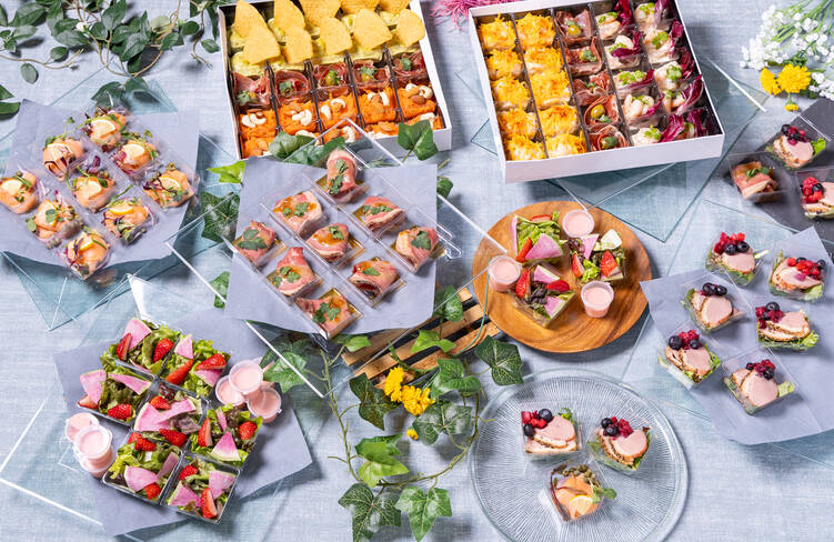 10名様分の盛り付けイメージ