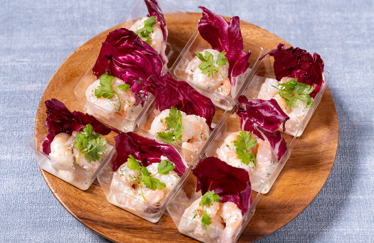 エビのハーブマヨ和え