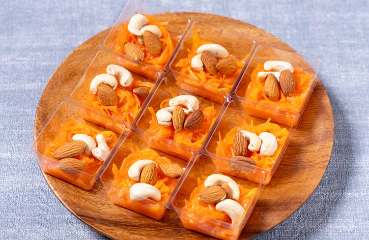 キャロットラペとナッツ