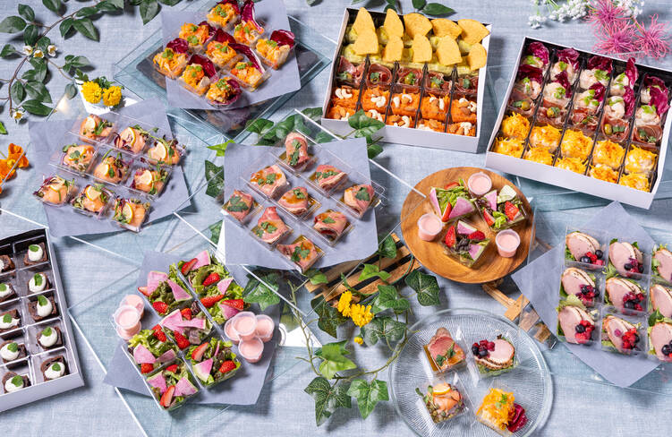 10名様分の盛り付けイメージ