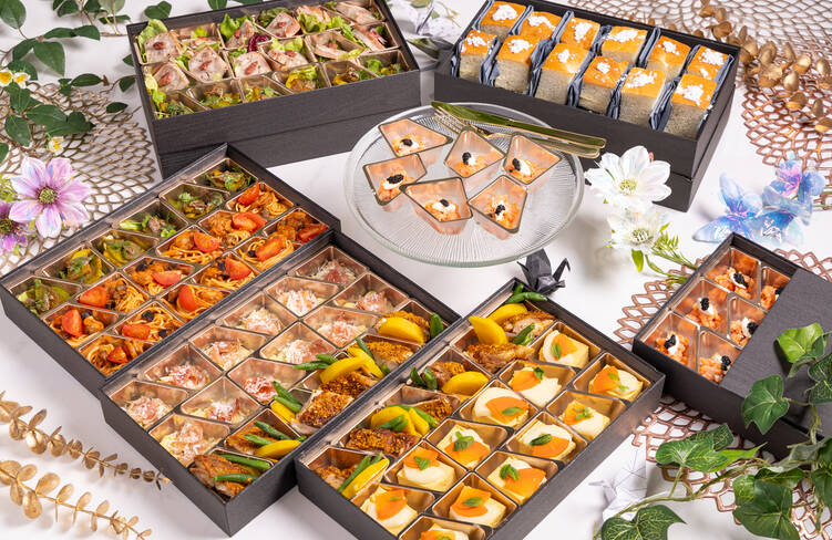 12名様分の盛り付けイメージ