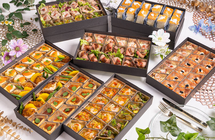 12名様分の盛り付けイメージ