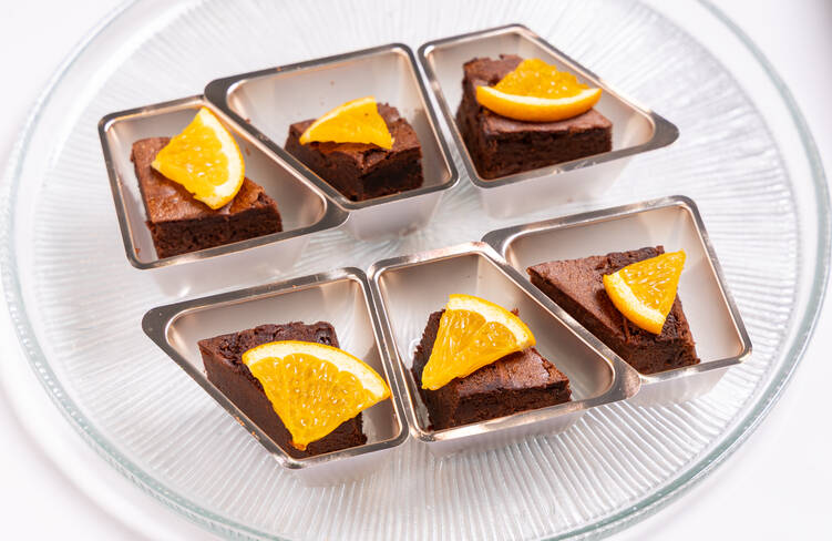 ガトーショコラ w/オレンジのコンフィ