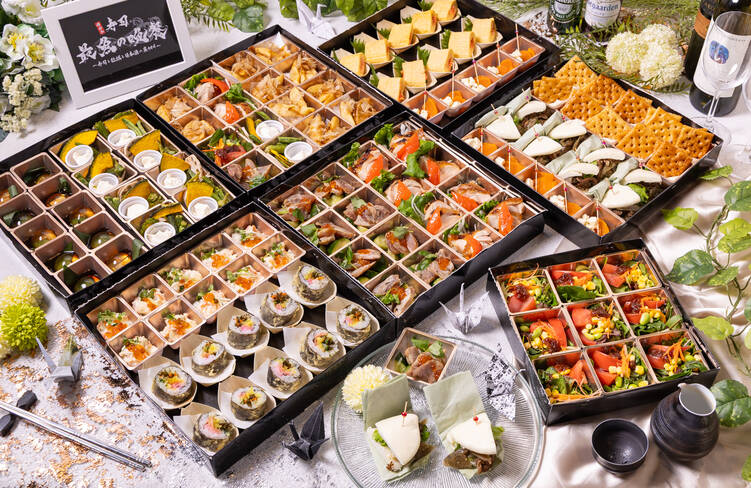 10名様分の盛り付けイメージ