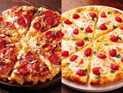 マルゲリータ2枚&times;ペパロニラバー2枚