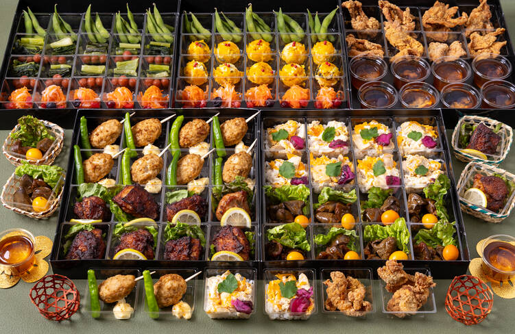 10名様分の盛り付けイメージ