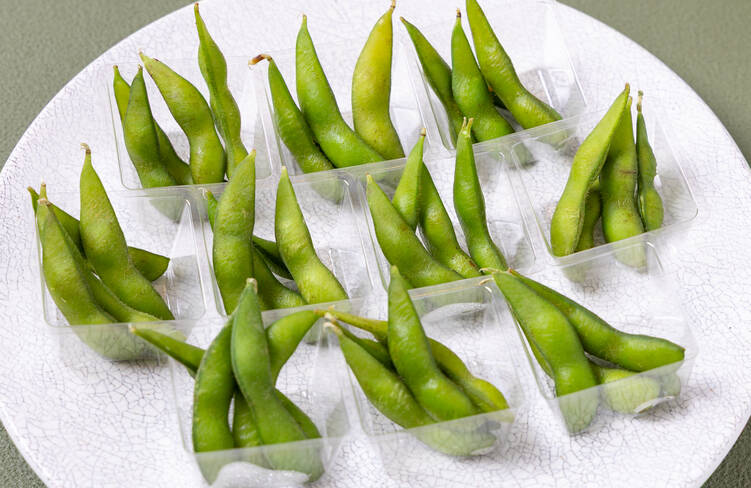 野沢菜と小梅の箸休め