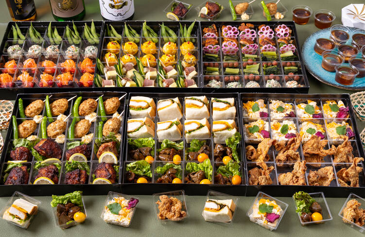 10名様分の盛り付けイメージ