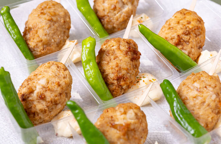 鶏つくね 照り焼きソース