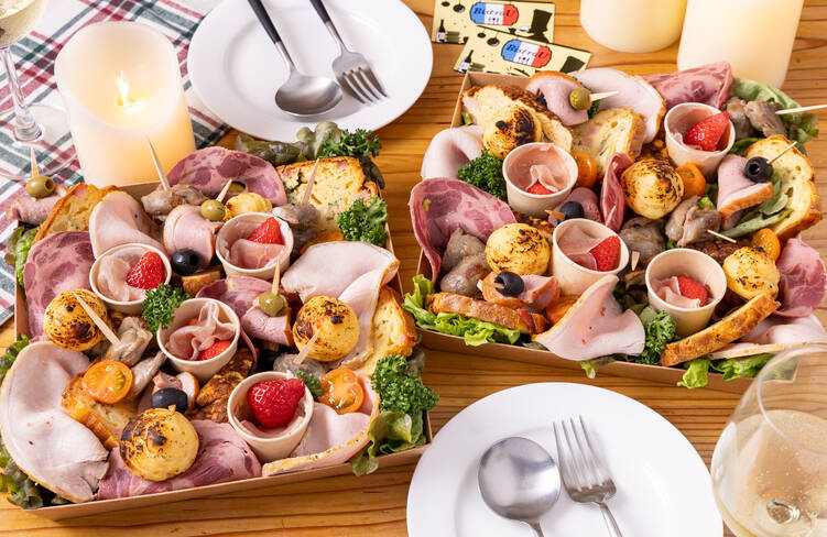 8名様分盛り付けイメージ