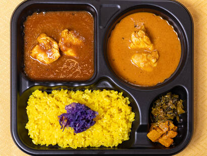 2種楽しめる魯珈カレー