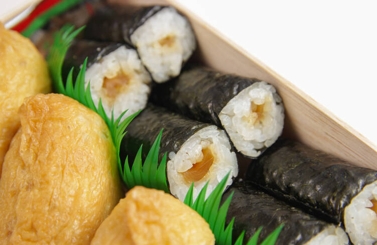 甘辛く炊いたかんぴょうの細巻がたっぷり