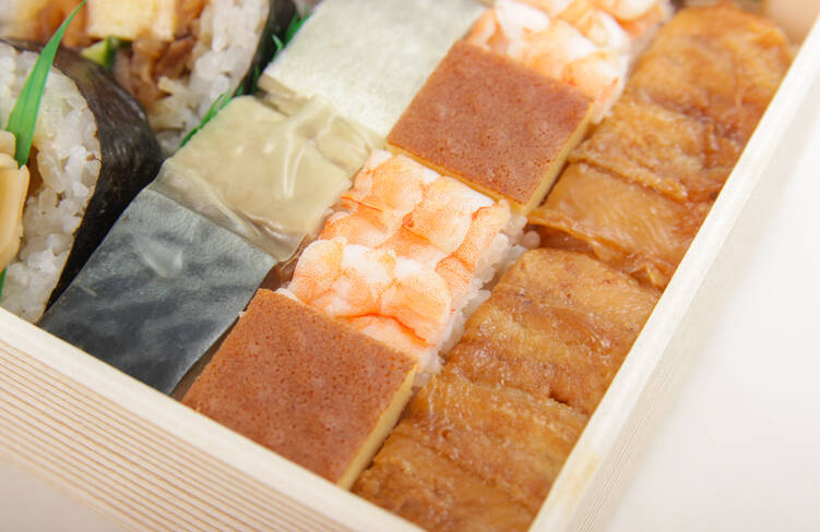 多種多様な押し寿司