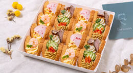 4種の彩りおかず厳選サンドBOX(725円 / 人) - オードブル