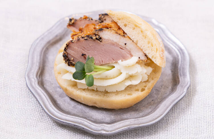 パストラミ鴨ロース＆マッシュポテト