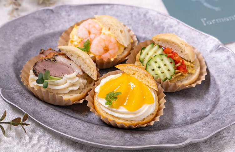 ランチにピッタリな組み合わせ