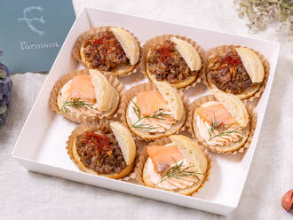 ごちそう肉&魚のWメインおかずサンドBOX(700円) 