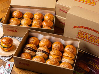 2種のスライダーバーガーBOX(1,650円) 