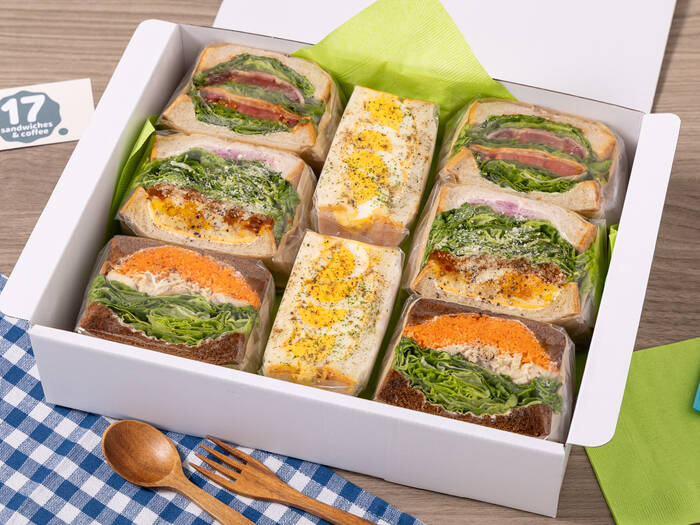 定番の人気惣菜サンド4種アソート＜1人1個＞｜17sandwiches
